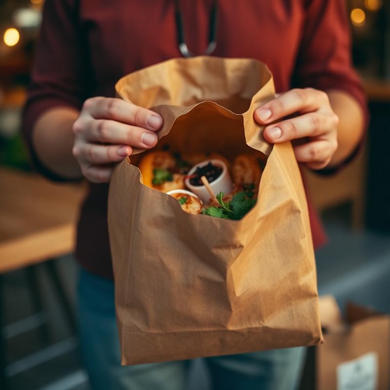 Food takeout bag